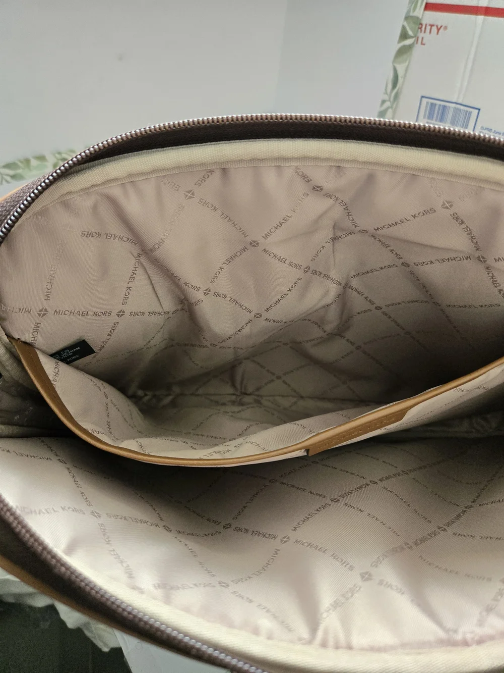 Michael Kors Brown Monogram Tote Bag